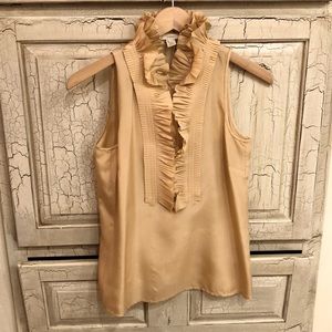 J. Crew size 0 silk top
